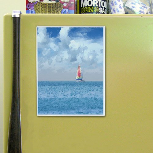 StoreSMART 25-Pack Magnetic Refrigerator Frames for Art Display - 8.5