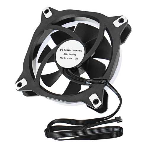 12V 120mm RGB PC Cooling Fan - 3PIN/4PIN Dual Mode, Sleeve Bearing, Quiet LED Case Fan for Computer Cooling & Gaming PC Build - Perfect for PC Case, CPU Cooler, and RGB Lighting Setup