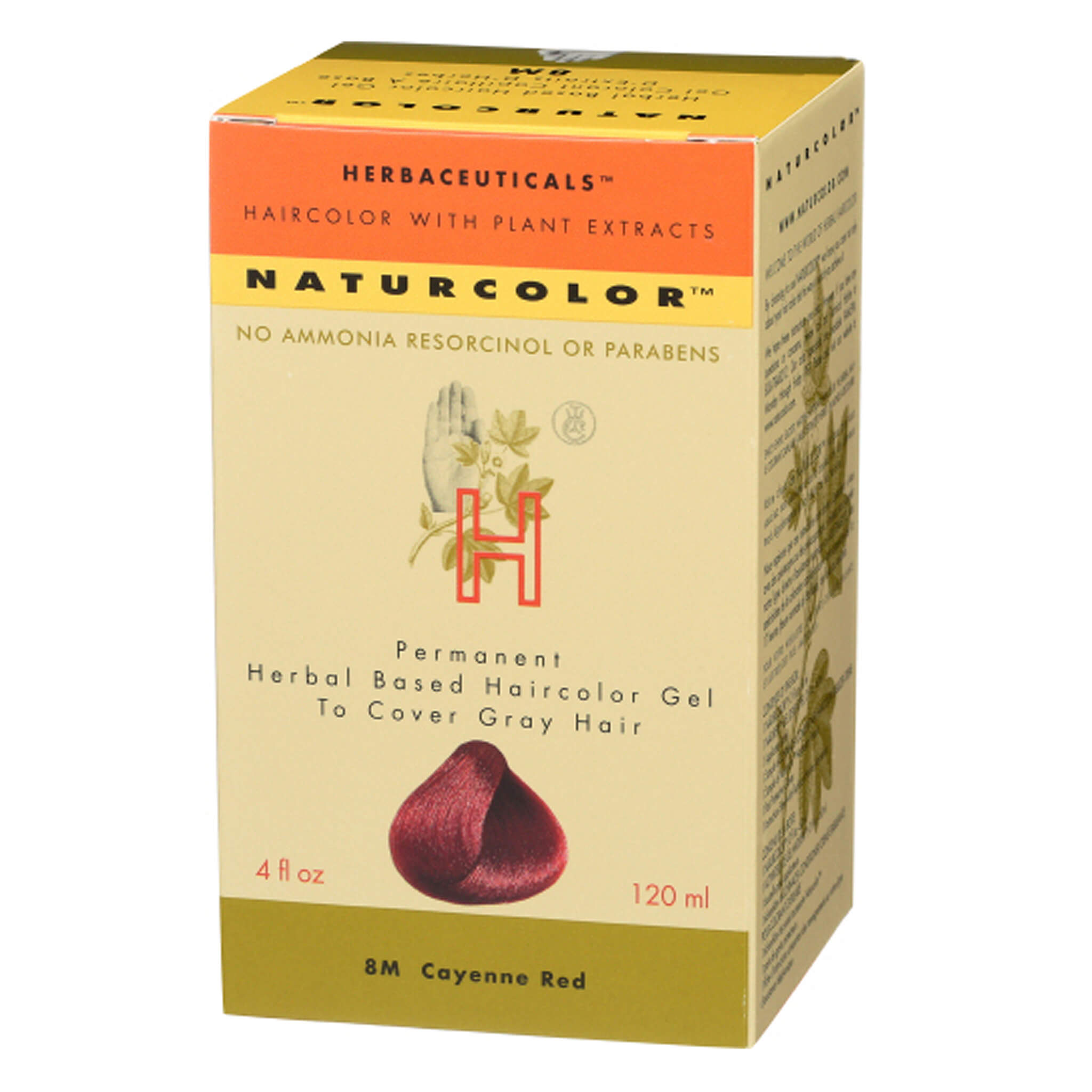Natural Herbal Hair Color Gel for Women & Men - Ammonia-Free, Chemical-Free Hair Dye with Organic Ingredients | Perfect for At-Home Hair Coloring & Gray Coverage