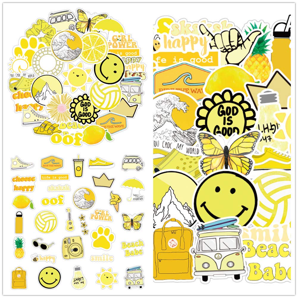 200-Piece VSCO Stickers Pack - Waterproof Cute Fashion Decals for Water Bottles, Laptops, Journals & DIY Crafts - Small Aesthetic Vinyl Stickers for Teens & Girls (Perfect for School, Office & Personalizing Accessories)