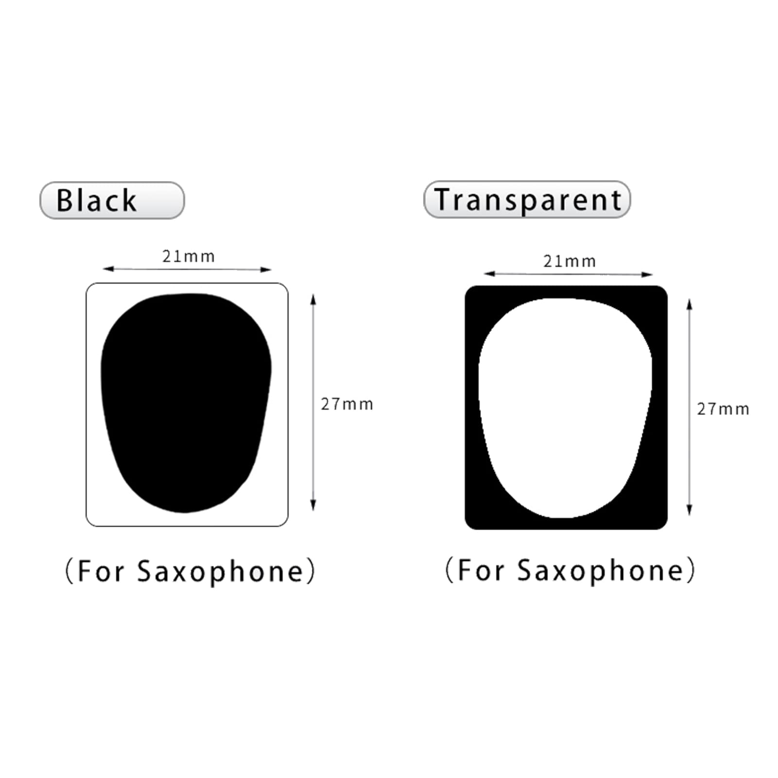 10pcs Saxophone Mouthpiece Cushion Patches - Soft Pads for Alto/Tenor Sax - Reduce Bite Pressure & Improve Comfort - Perfect for Practice, Performances & Long Playing Sessions
