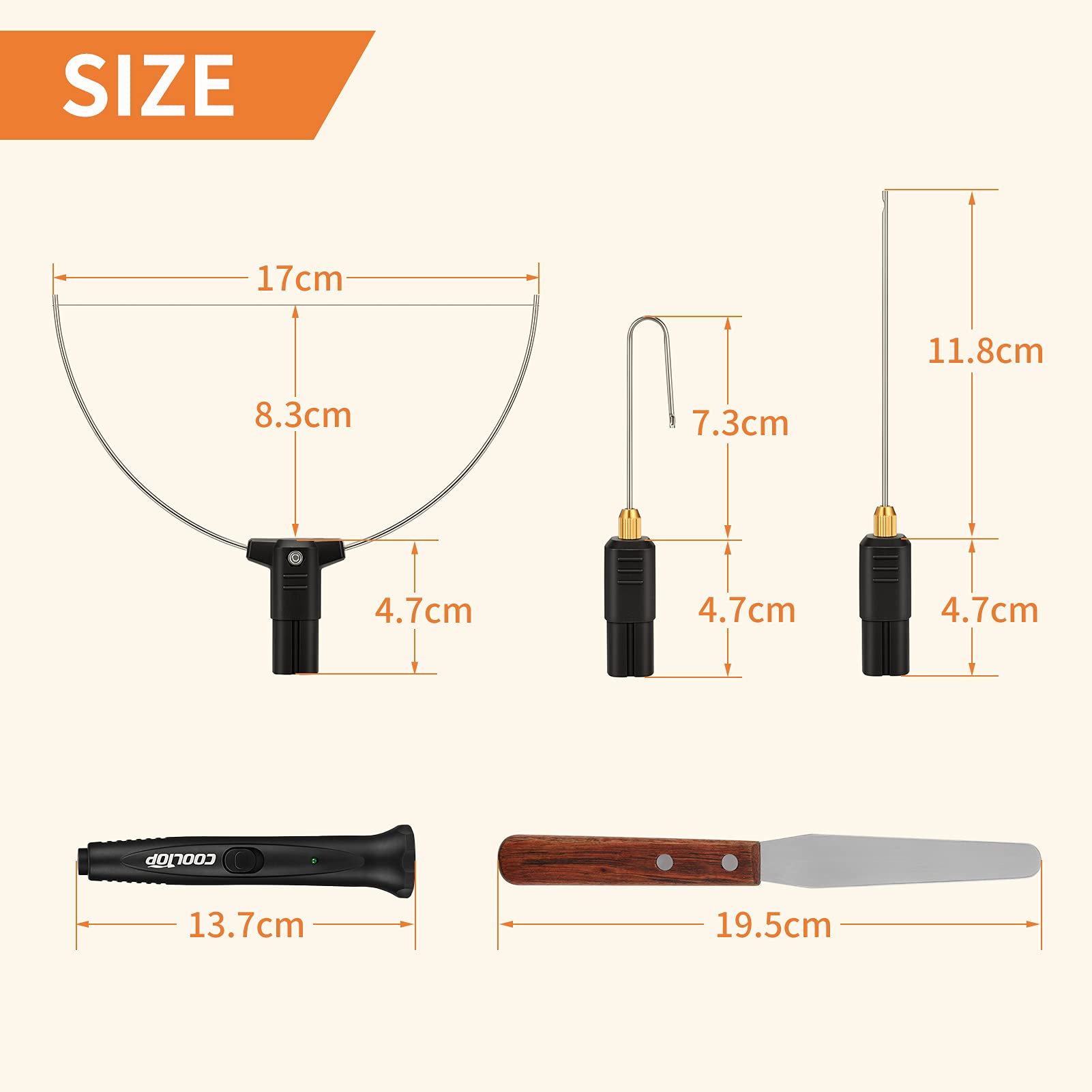 18W Electric Hot Wire Foam Cutter Kit - Styrofoam Cutting Tool with Heated Carving Knife & Cleaning Pen for DIY Crafts, Model Building, and Foam Sculpting | Cooltop Professional Foam Cutting Solution