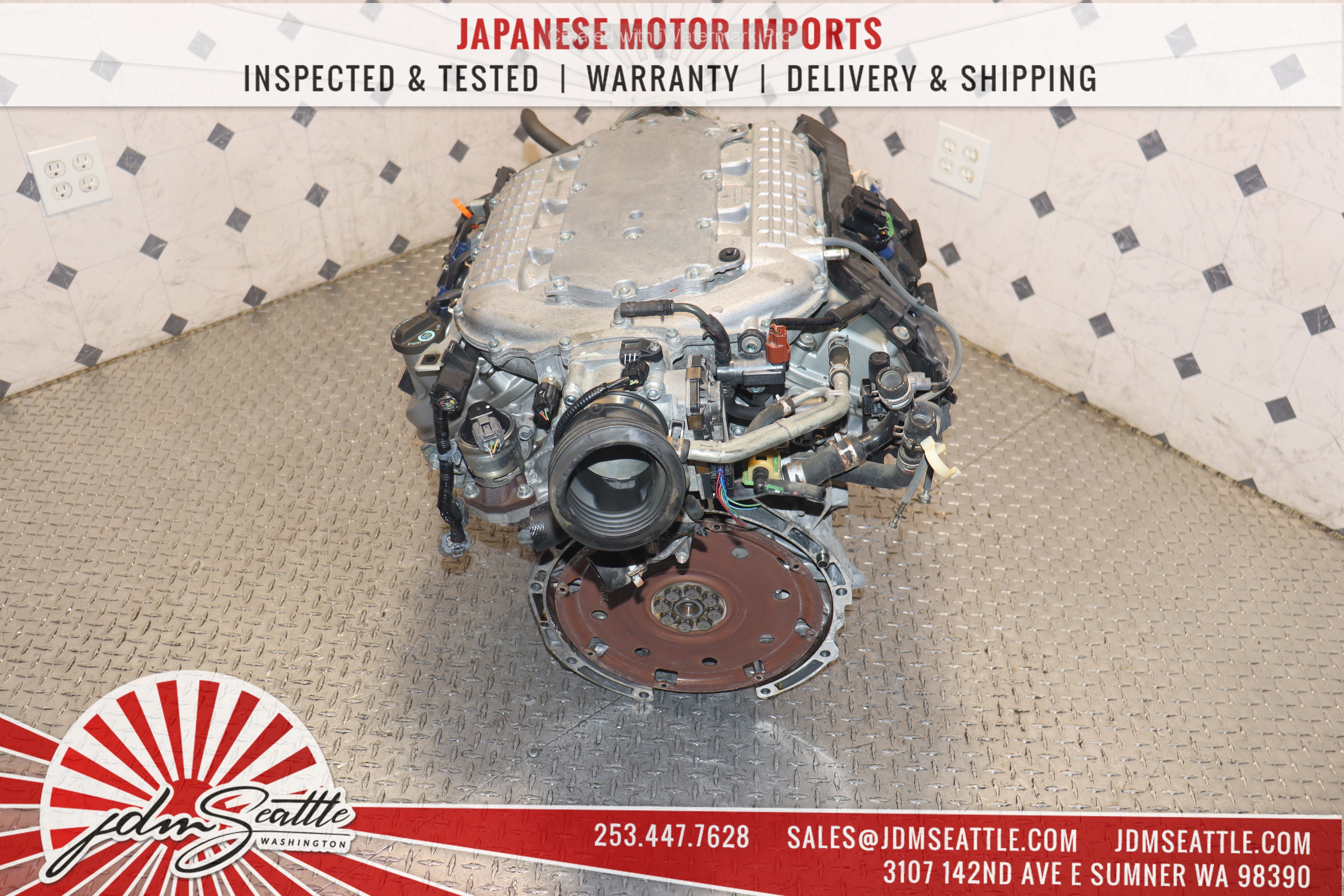 JDM J35A SOHC VTEC 3.5L Engine for 2003-2006 Acura MDX, 2005-2008 Acura RL & 2006-2008 Honda Ridgeline - Replacement Motor for Performance & Reliability