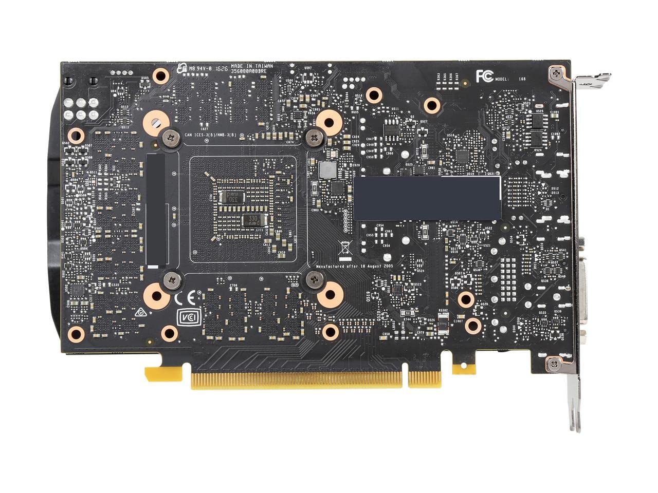 EVGA GeForce GTX 1060 6GB GDDR5 Gaming Graphics Card - Single Fan ACX 2.0 Cooler, DX12 Support, PXOC (Renewed) - Perfect for 1080p Gaming, VR & Video Editing