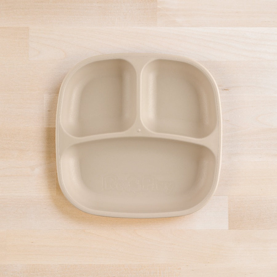 RePlay Divided Plate - BPA-Free Toddler Feeding Dish with Sections for Kids - Perfect for Mealtime, Snacks, and Portion Control at Home or On-the-Go
