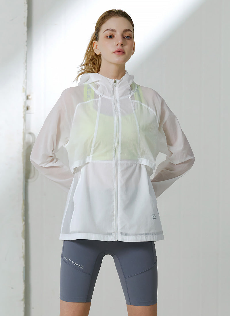 RX Airflow Windbreaker Jacket - Lightweight & Breathable Outdoor Running Jacket for Men & Women - Perfect for Hiking, Jogging, and Travel