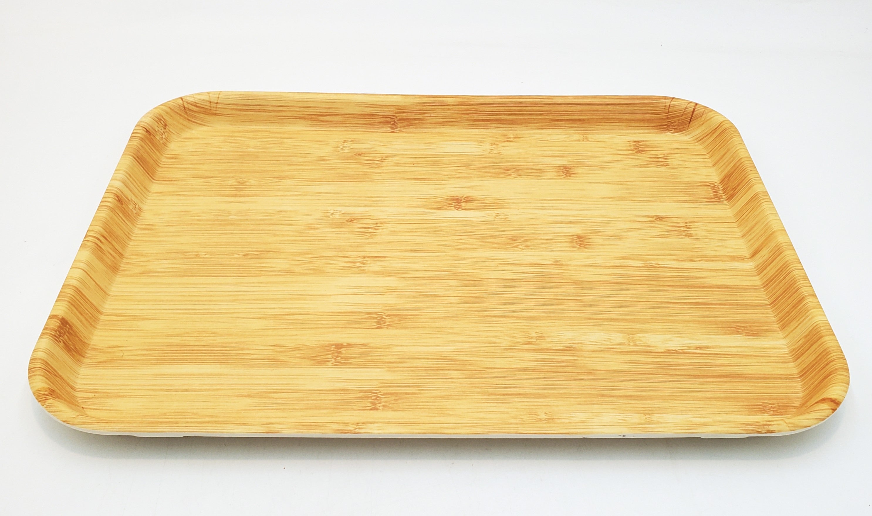 15x11.5 Inch White Melamine Serving Tray - Durable & Lightweight for Dining, Kitchen, Party, and Outdoor Use
