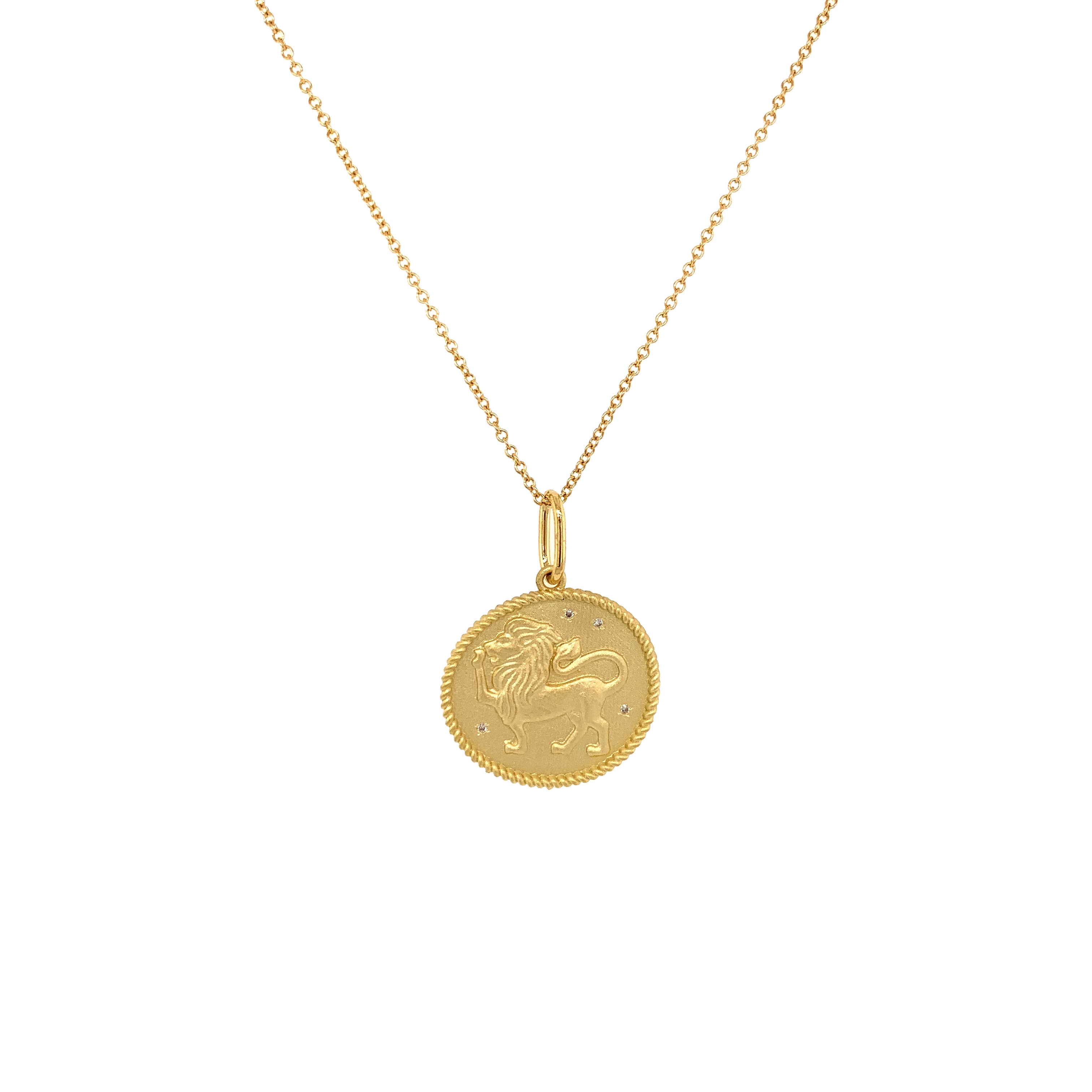 Leo Zodiac Pendant Necklace - Double Sided July 23 - August 23 Birthday Gift for Women & Men | Perfect for Astrology Lovers & Daily Wear Jewelry