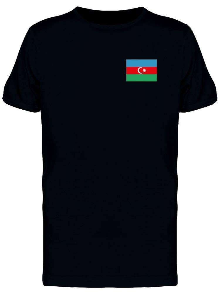 Smartprints Men's Azerbaijan Flag T-Shirt - Patriotic Cotton Tee for Casual Wear & National Pride