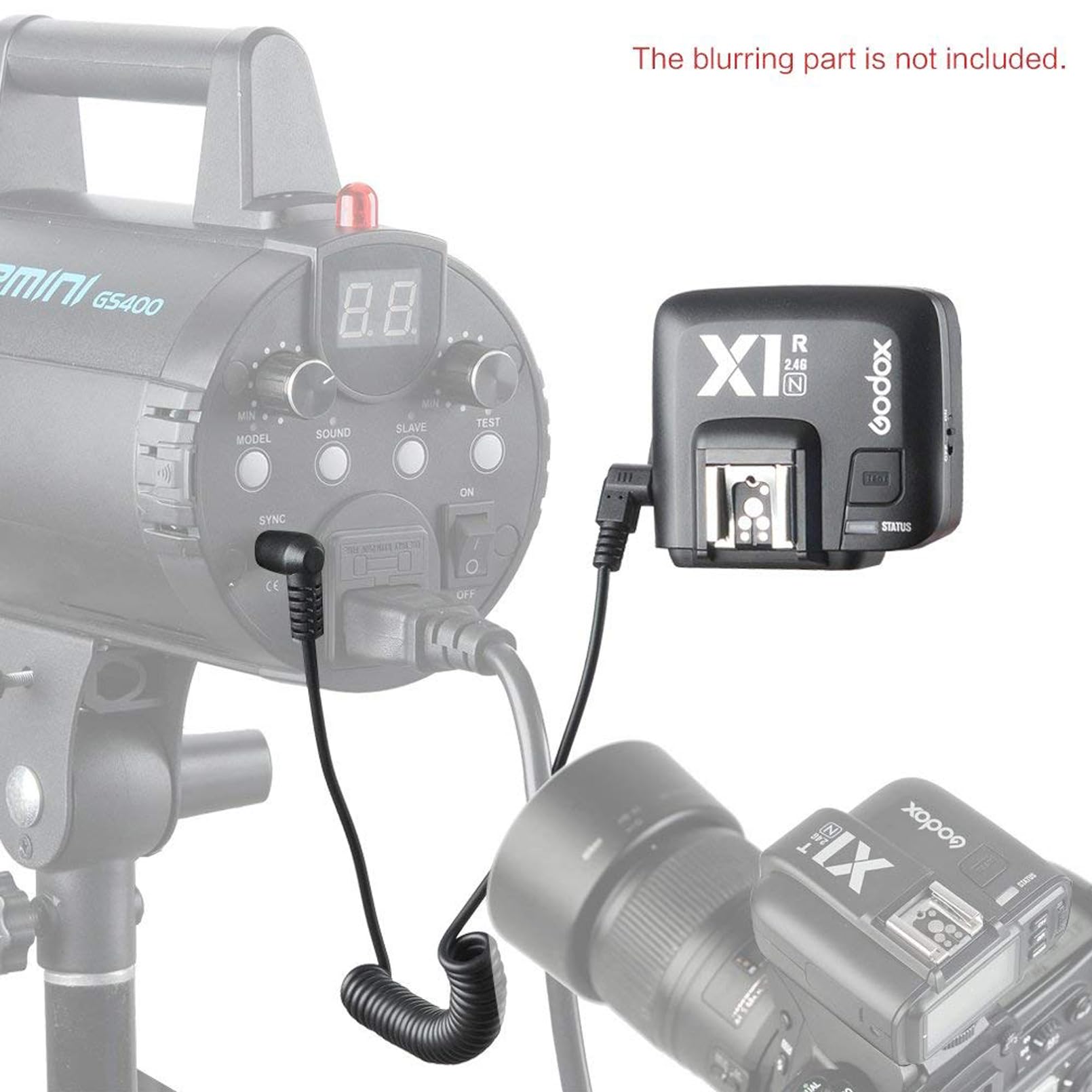 Godox X1R-N Wireless Flash Trigger Receiver for Nikon DSLR Cameras - 2.4G Wireless X System with High Speed Sync up to 1/8000s - Compatible with X1N, XPro-N & XProII-N Triggers - Perfect for Studio Photography, Outdoor Shoots & Event Coverage