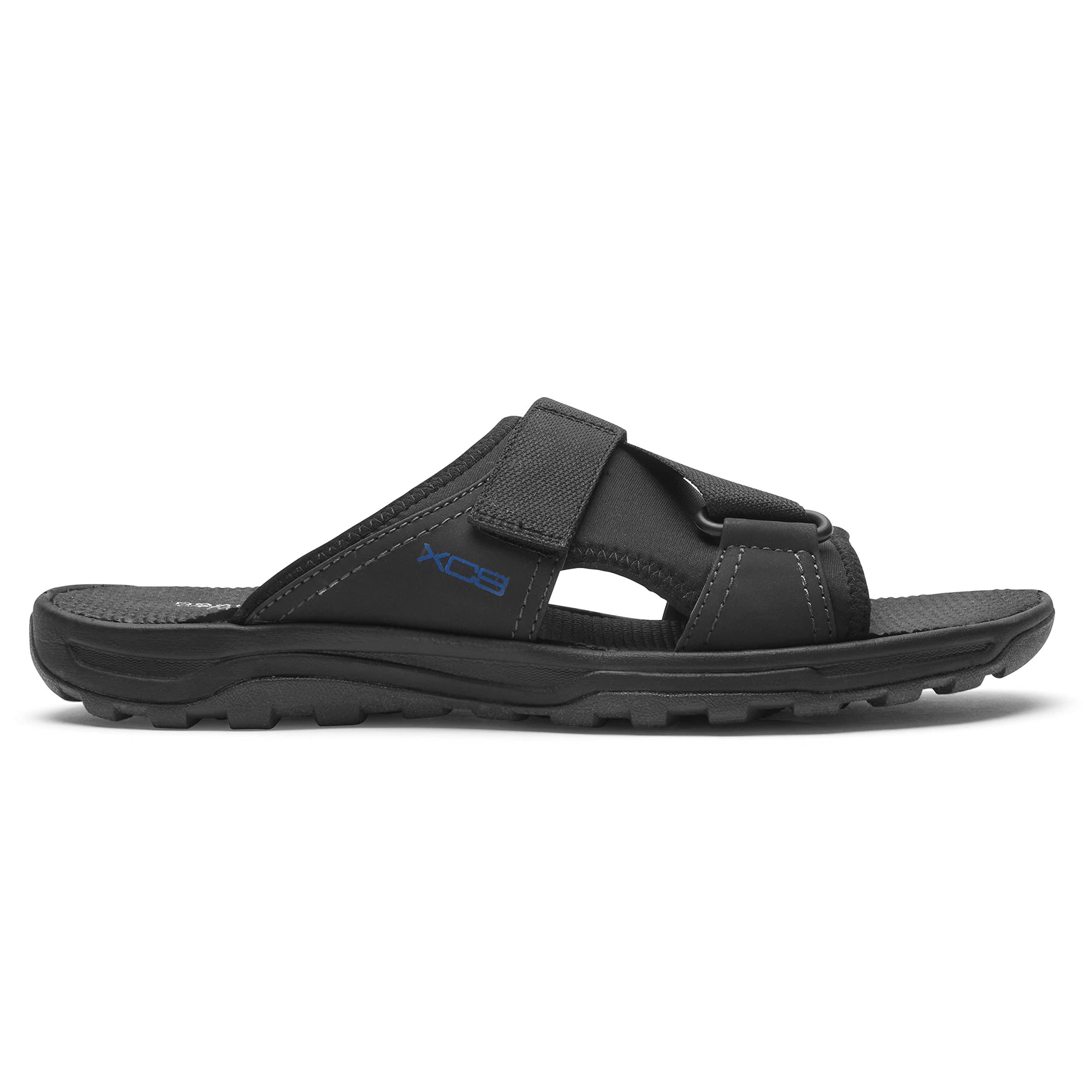 Rockport Men's Trail Technique Velcro Slide Sandal - Comfortable Hiking & Walking Sandals for Outdoor Adventures, Beach & Casual Wear
