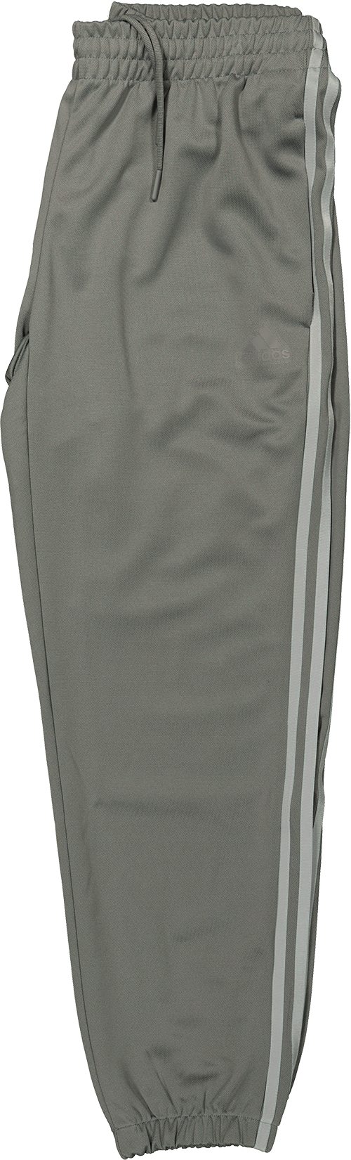Adidas 3 Stripes Tapered Jogger Pants for Men - Grey Athletic Sweatpants with Side Pockets | Gym Workout, Running, Casual Wear
