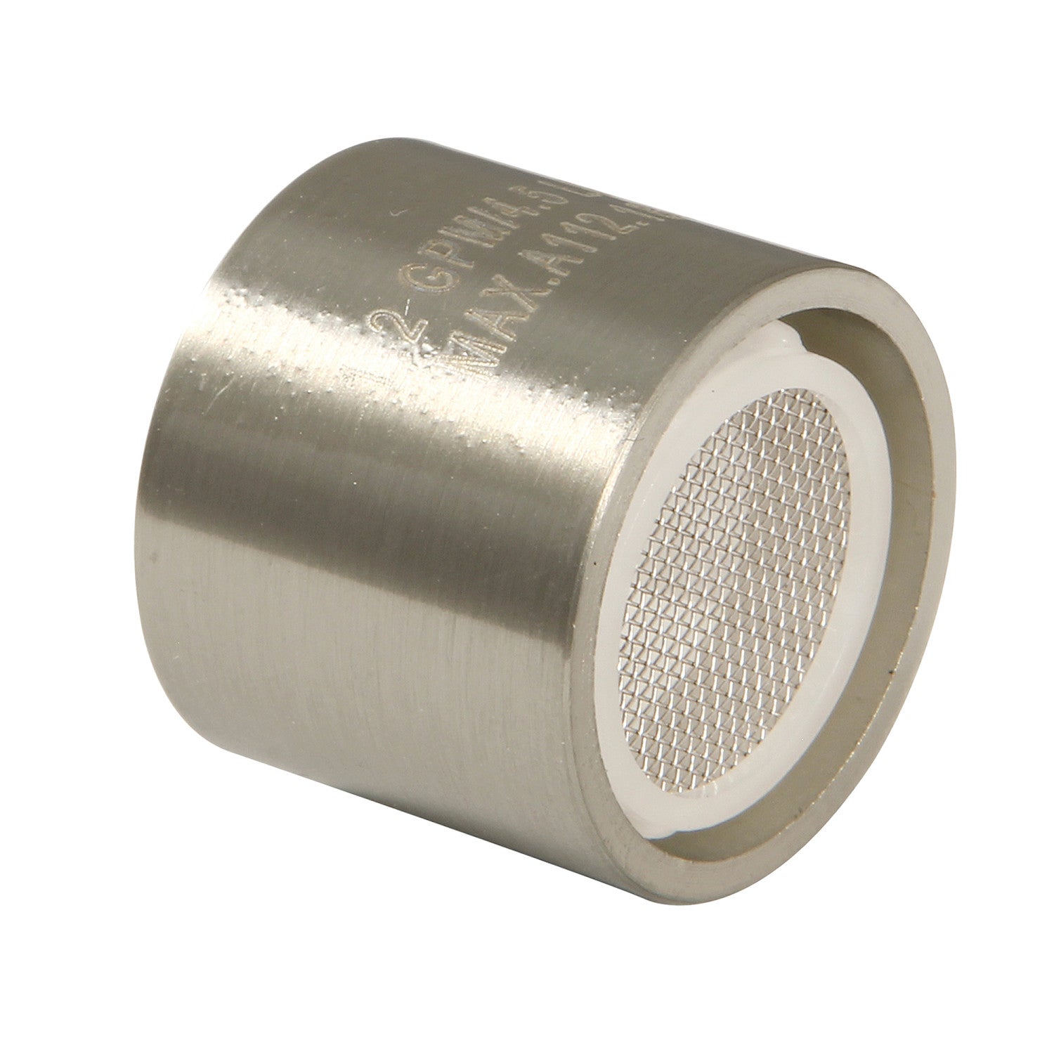 Cal Green Z12KSSA8728 CEC Compliant Water-Saving Aerator in Brushed Nickel - Perfect for Kitchen & Bathroom Faucets | Eco-Friendly & Durable