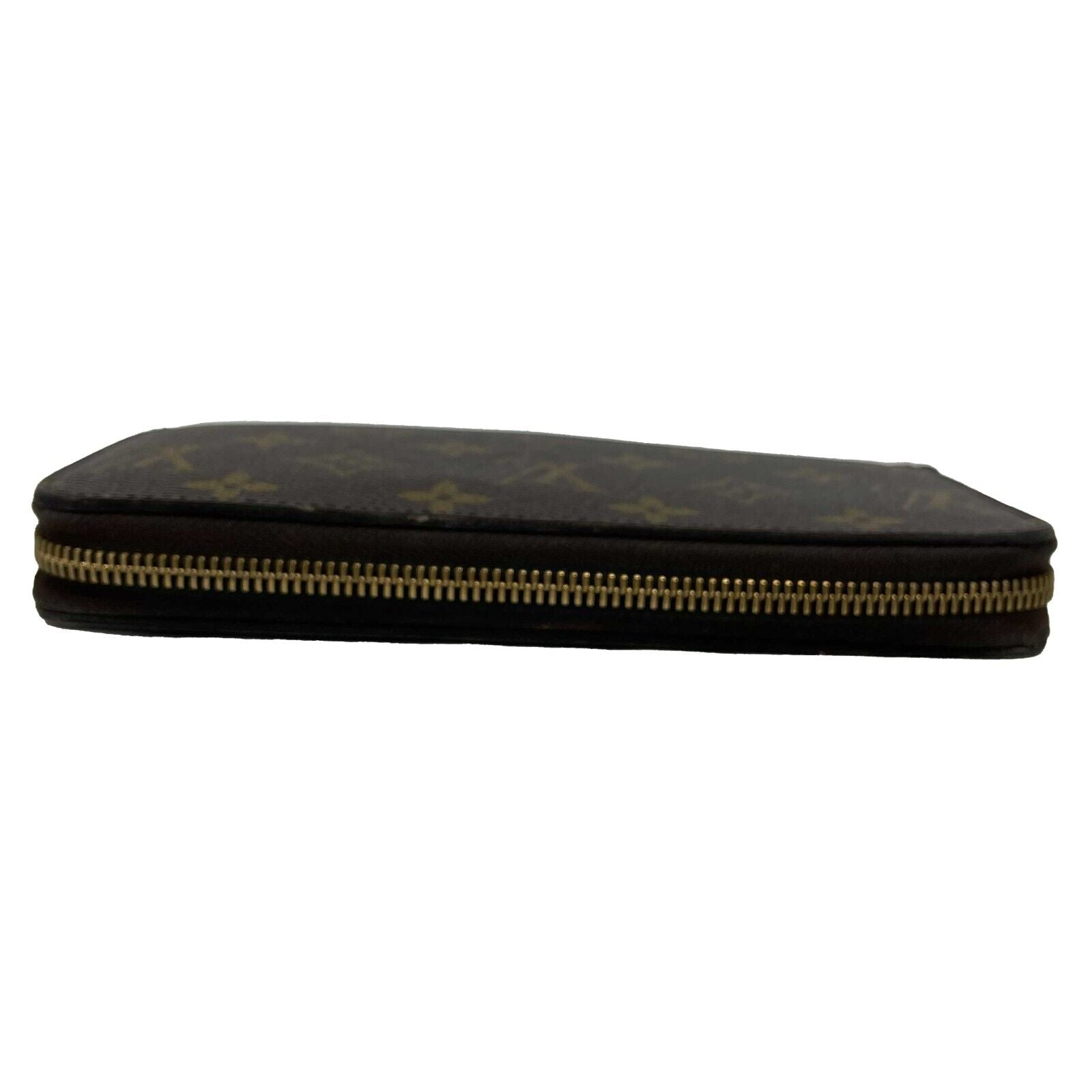 Louis Vuitton Zippy Wallet in Brown Monogram with Gold Hardware - Luxury Compact Wallet for Everyday Use, Travel & Gifting