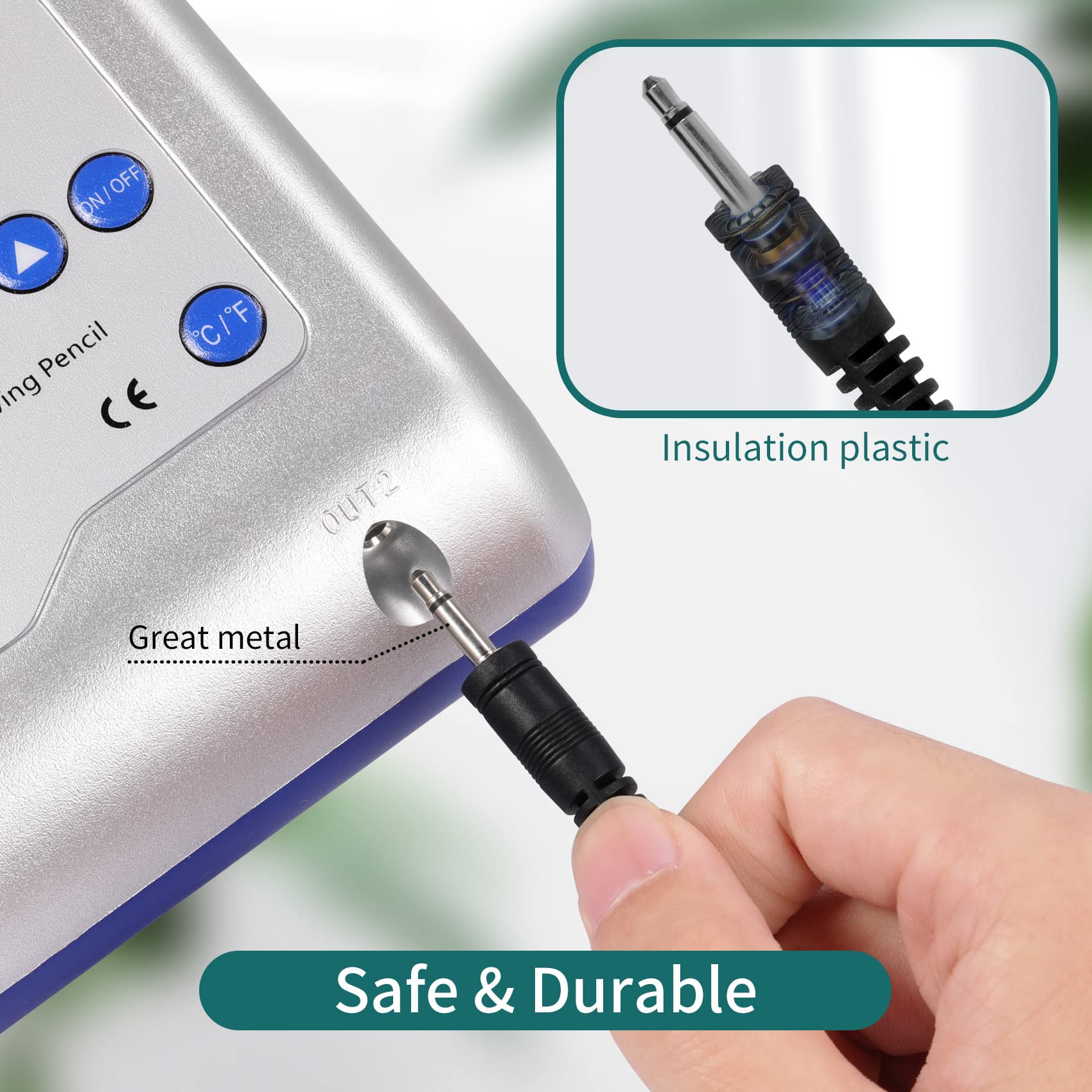 AnnHua 2-Pack Electric Dental Wax Pens - Professional Wax Carving Pencils for Dentists, Dental Labs & Digital Waxing - Ergonomic Handheld Wax Modeling Tools (Great for Crowns, Bridges & Dental Prosthetics)