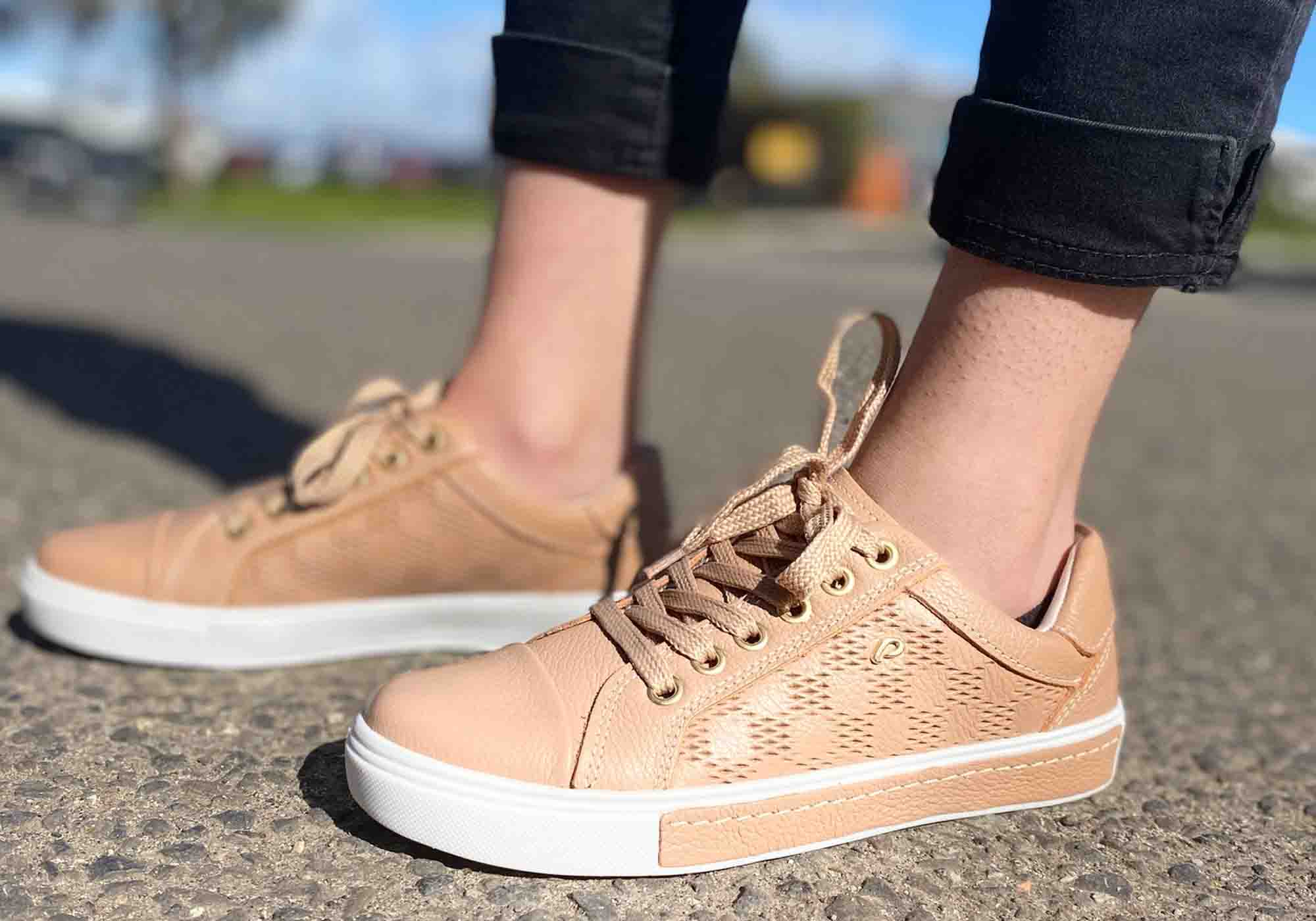 Pegada Micci Women's Comfortable Leather Casual Shoes - Handmade in Brazil - Perfect for Walking, Travel & Everyday Wear