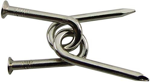 Nail Jail Game - Metal Nails Puzzle Brain Teaser Magic Toy for Adults & Kids - Perfect for Parties, Travel & Stress Relief