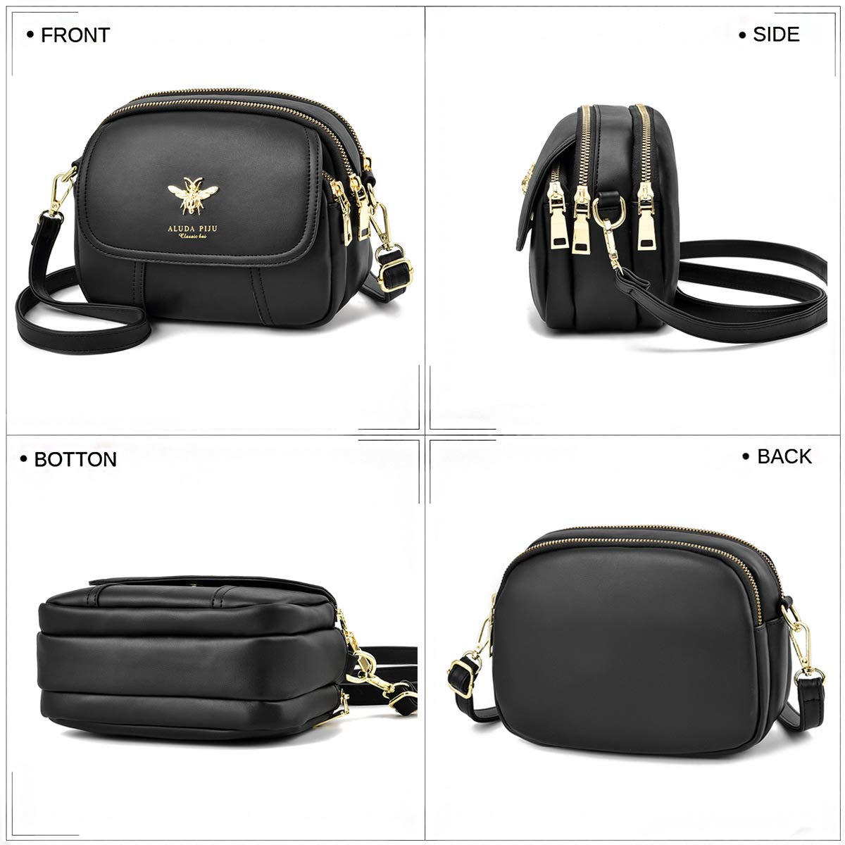 Stylish Women's Small Crossbody Bag - Fashionable Shoulder Purse & Messenger Handbag for Everyday Use, Travel, and Work