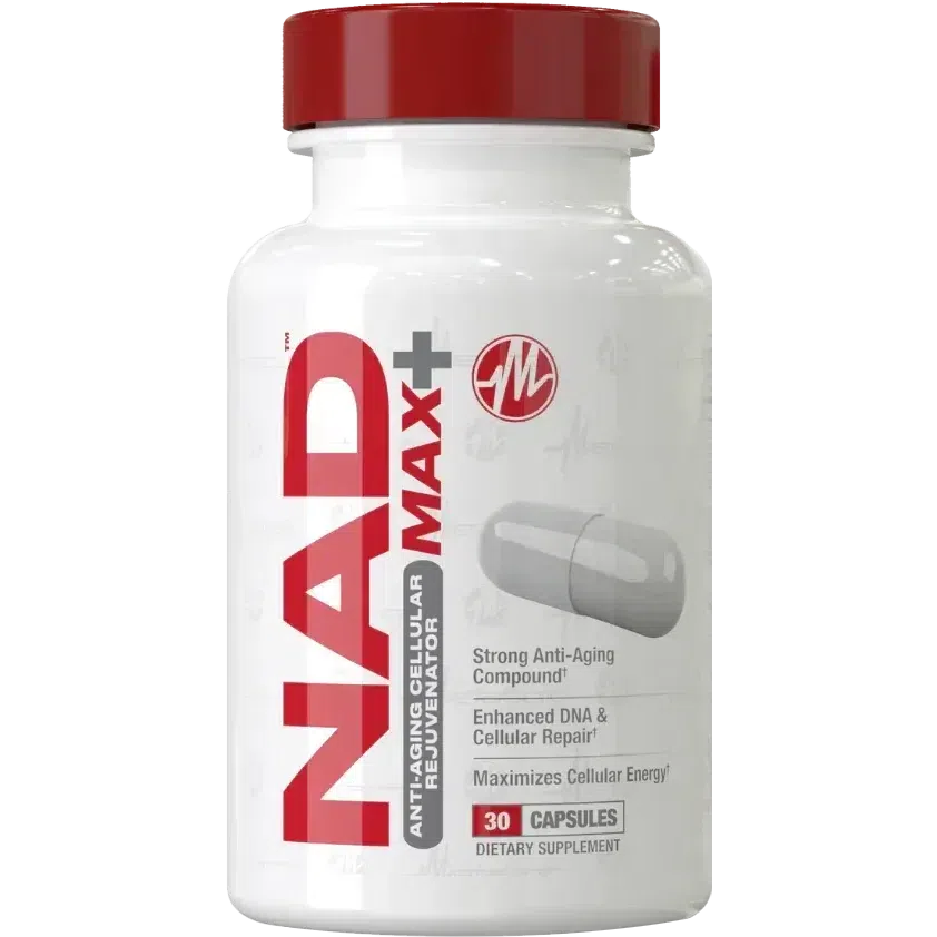 Metabolic Nutrition NAD MAX+ Supplement - Premium NAD+ Booster for Anti-Aging, Energy & Cellular Repair | Supports Brain Health & Metabolism | Ideal for Athletes, Biohackers & Wellness Enthusiasts