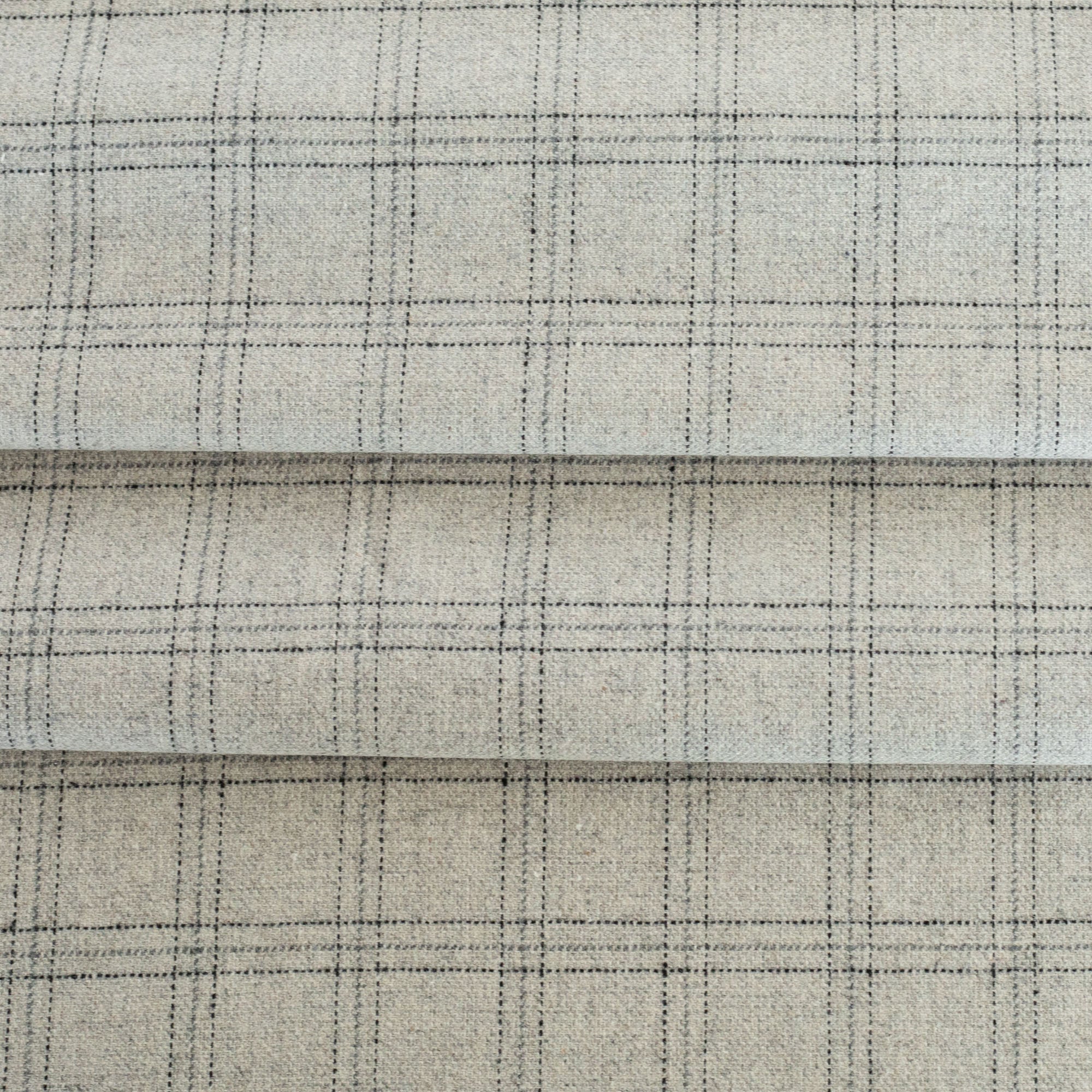Premium Dorset Plaid Fabric - Light Grey Tartan Pattern for DIY Crafts, Home Decor & Fashion Accessories | Perfect for Sewing, Upholstery & Seasonal Projects