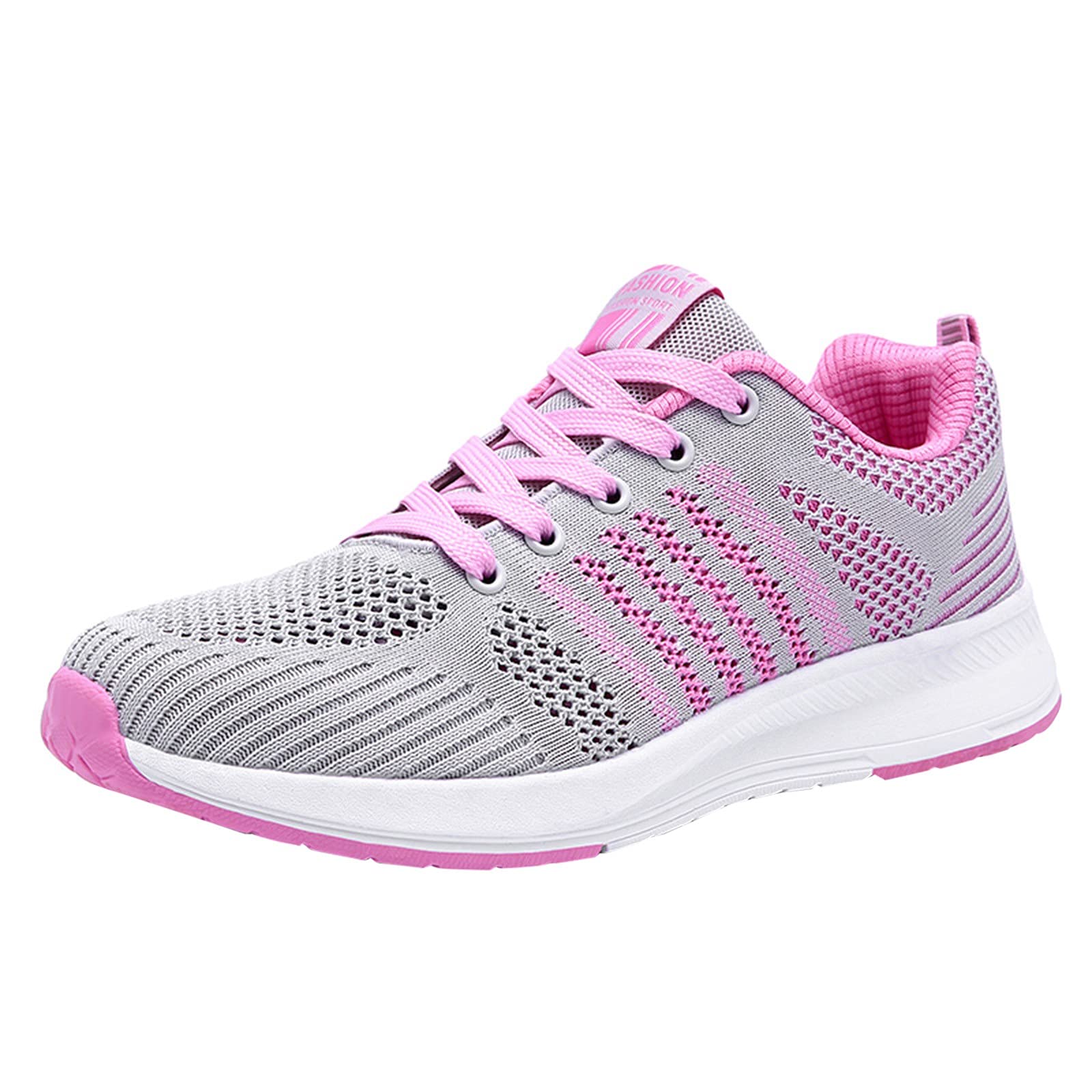 GWTAECH Women's Breathable Mesh Running Sneakers - Lightweight Lace-Up Sports Shoes for Outdoor Walking & Jogging | Perfect for Gym Workouts & Casual Wear