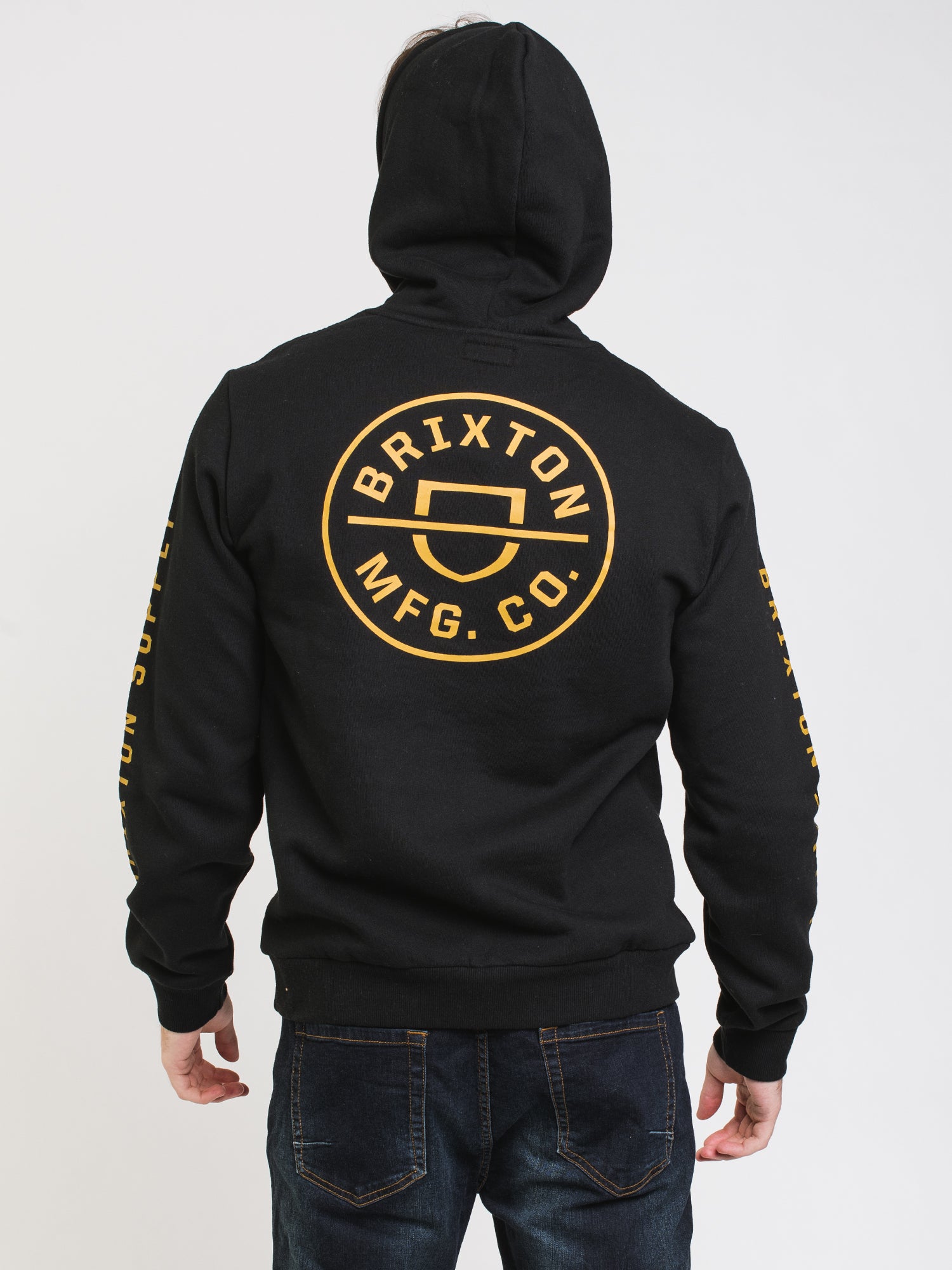 Brixton Crest Pullover Hoodie for Men & Women - Soft Cotton Fleece, Stylish Streetwear - Perfect for Casual Outfits, Gym, and Outdoor Activities