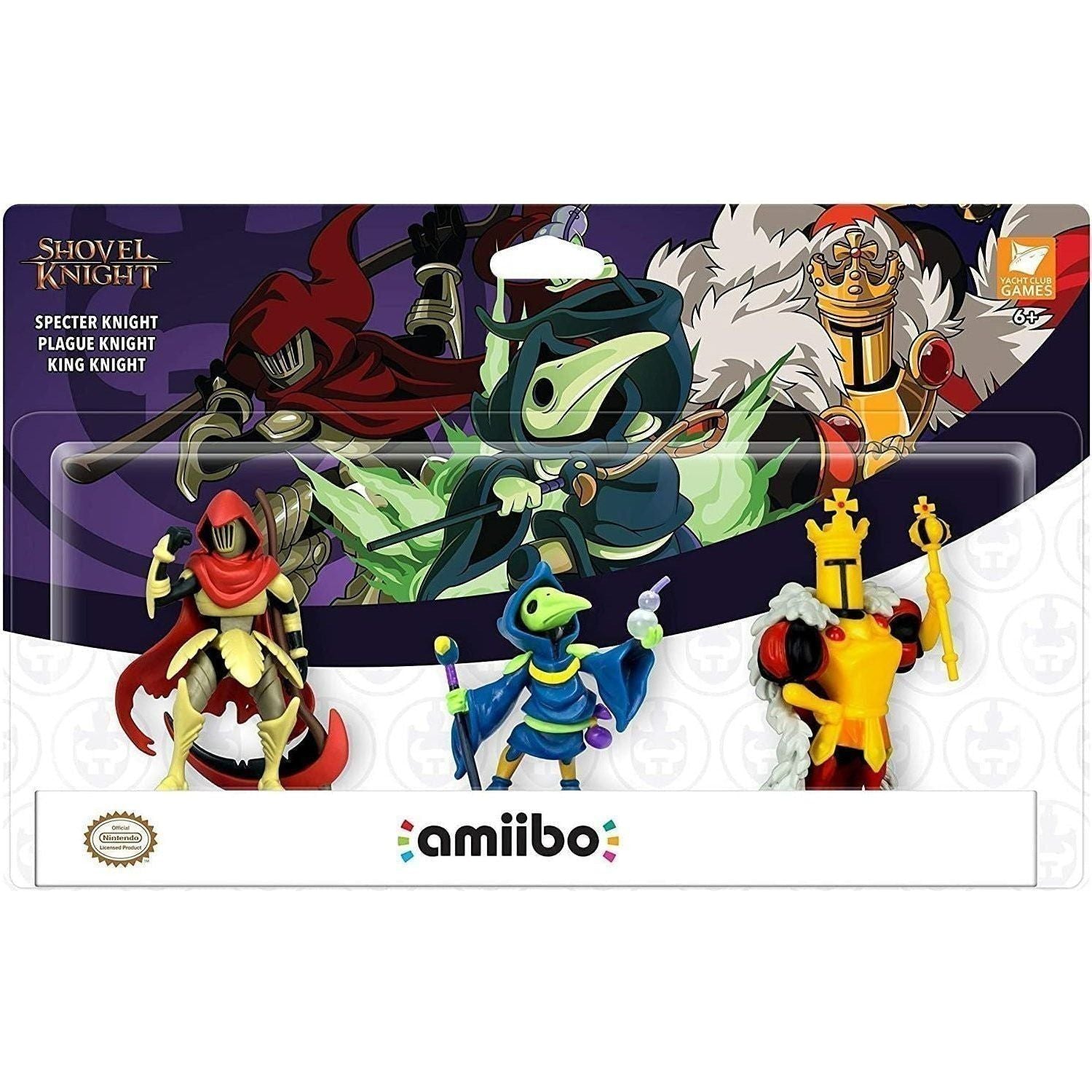 Shovel Knight Treasure Trove 3-Pack Amiibo Figures - Official Nintendo Collectible for Switch, Wii U & 3DS - Perfect for Gaming Enthusiasts & Collectors