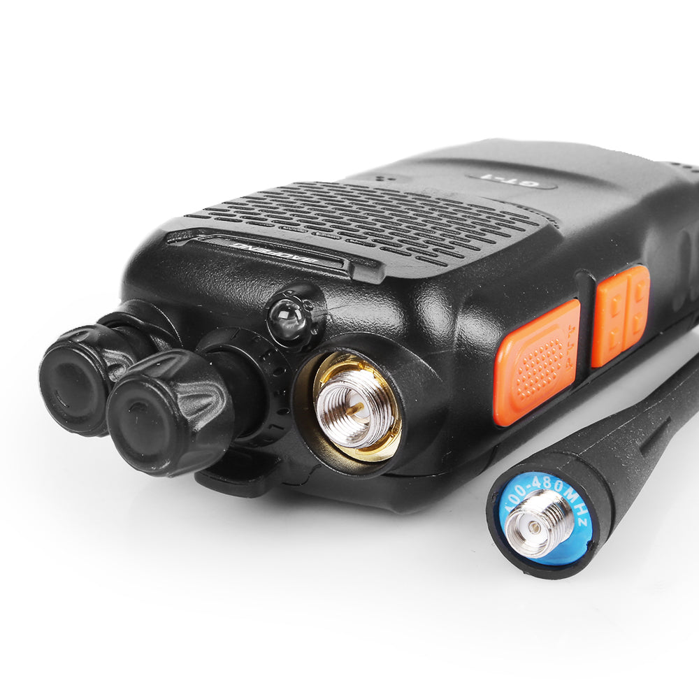 Baofeng GT-1 10 Pack Two Way Radio with UHF, 5W Power, 16 Channels, Built-in Flashlight & FM Function - Ideal for Outdoor Adventures, Construction Sites, and Emergency Communication