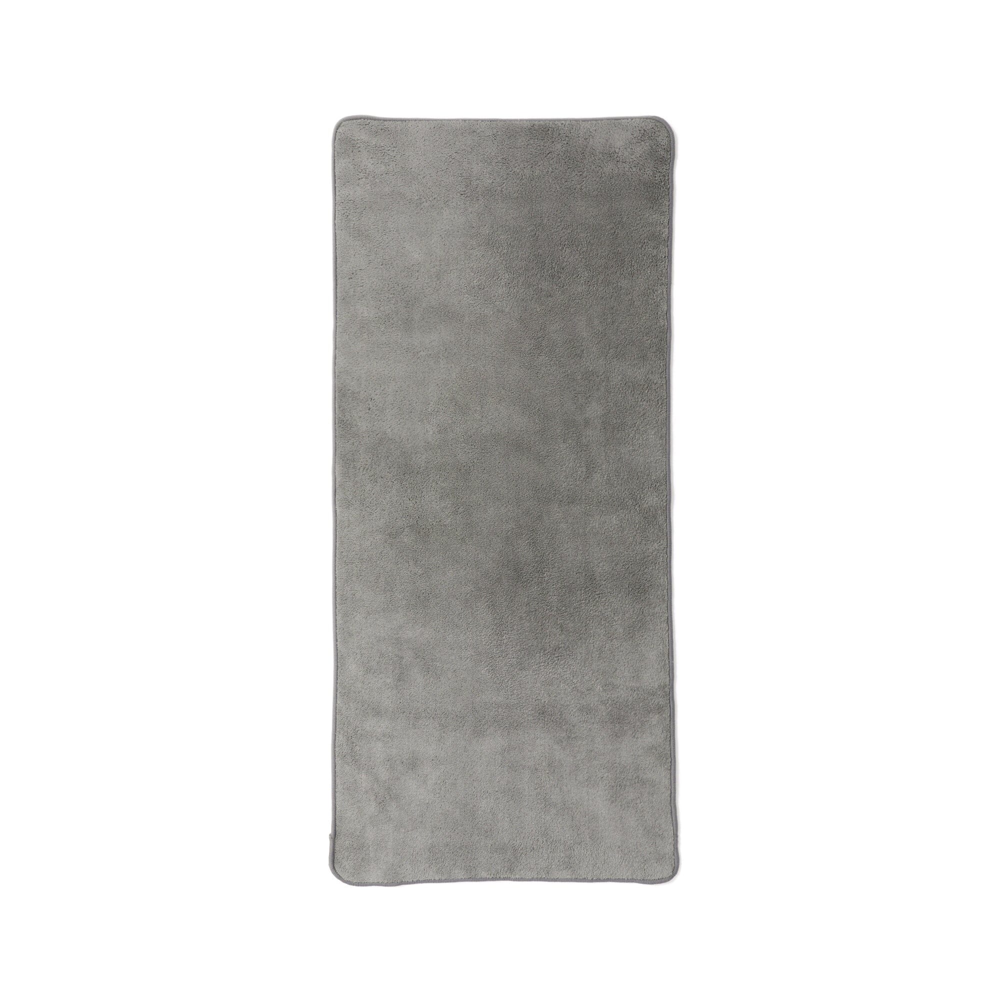 Premium 4-Piece Microfiber Face Towel Set - Soft, Absorbent & Quick-Drying - Gray Facial Towels for Skincare, Makeup Removal & Gym Use