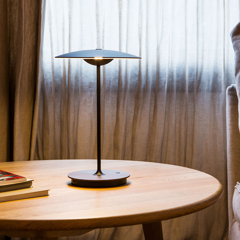 Ginger Table Lamp - Modern LED Desk Light for Home Office, Bedroom & Living Room - Stylish Decorative Lighting for Reading, Working & Relaxing