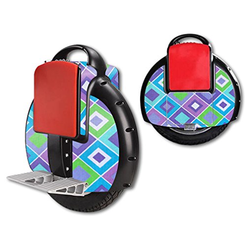 MightySkins Protective Skin Wrap Cover Sticker for Airwheel X3 Self Balancing Electric Unicycle Scooter - Pastel Argyle Design | Durable Scratch-Resistant Vinyl Decal for Commuting & Urban Travel