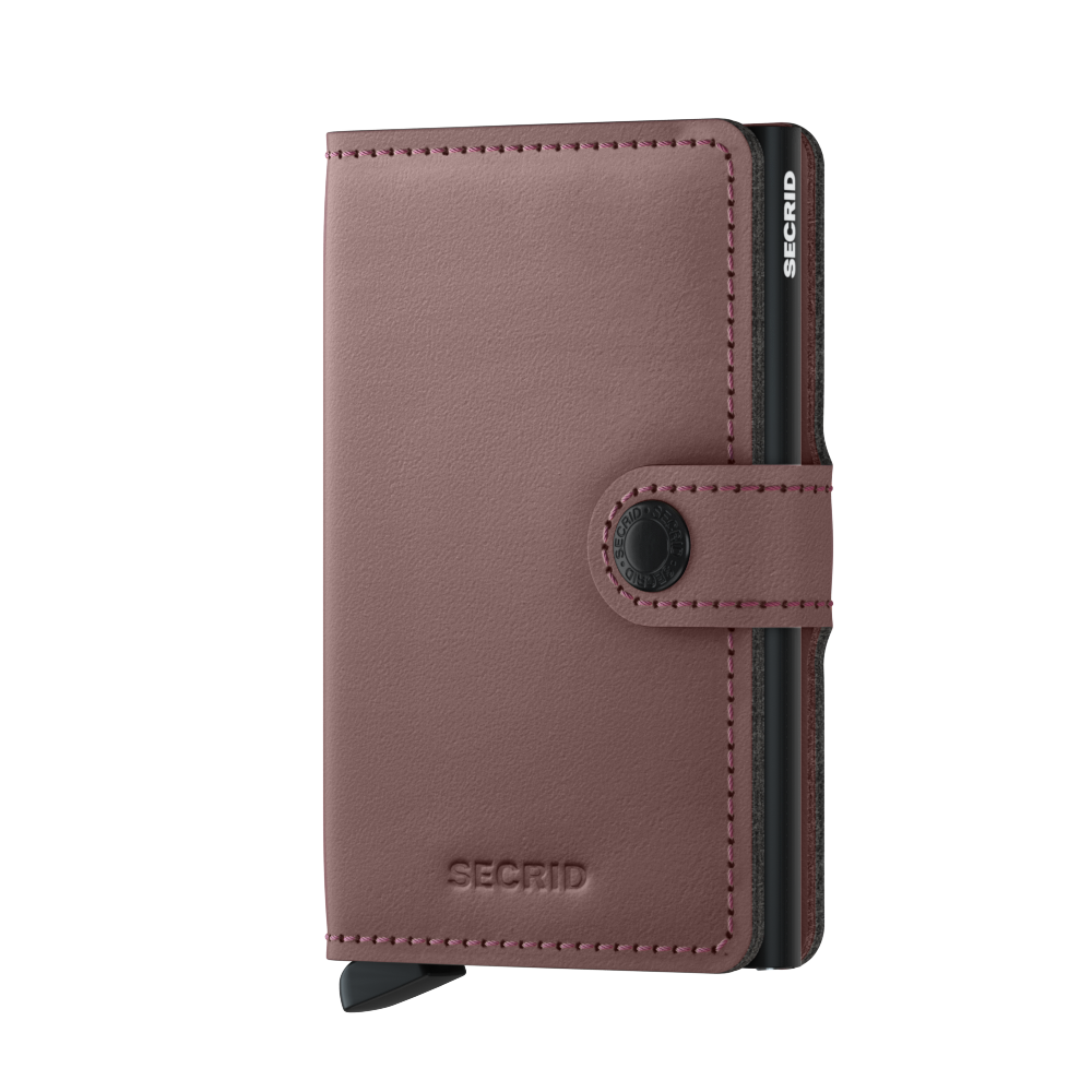 SECRID Miniwallet Matte - Slim RFID Blocking Leather Wallet for Men & Women | Perfect for Travel, Business & Everyday Use