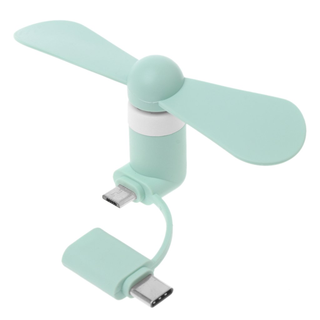Portable USB Desk Fan with Removable Base - Low Power Consumption for Power Bank, PC, Laptop - Perfect for Office, Home & Travel Use