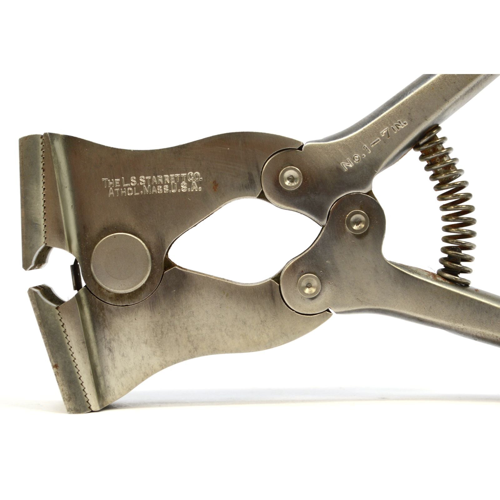 STARRETT No. 1 7-Inch Adjustable Jaw Nippers - Professional Wire Cutters & Machinist Tool for Metalworking, Electrical Work, and DIY Projects