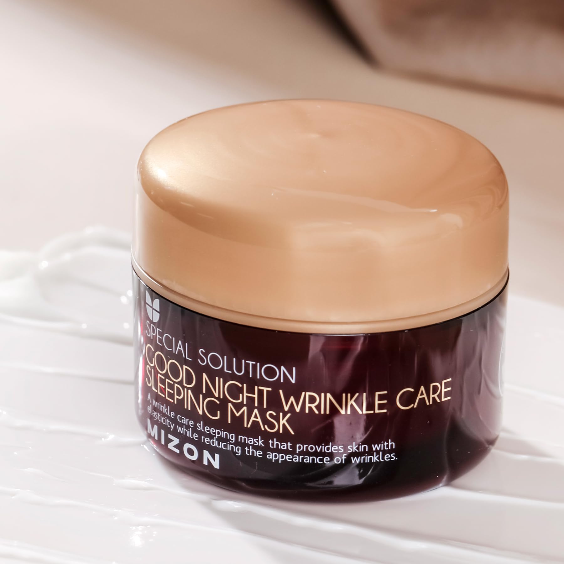 MIZON Wrinkle Care Sleeping Mask - Overnight Facial Moisturizer for Skin Repair | Korean Skincare for Night Use
