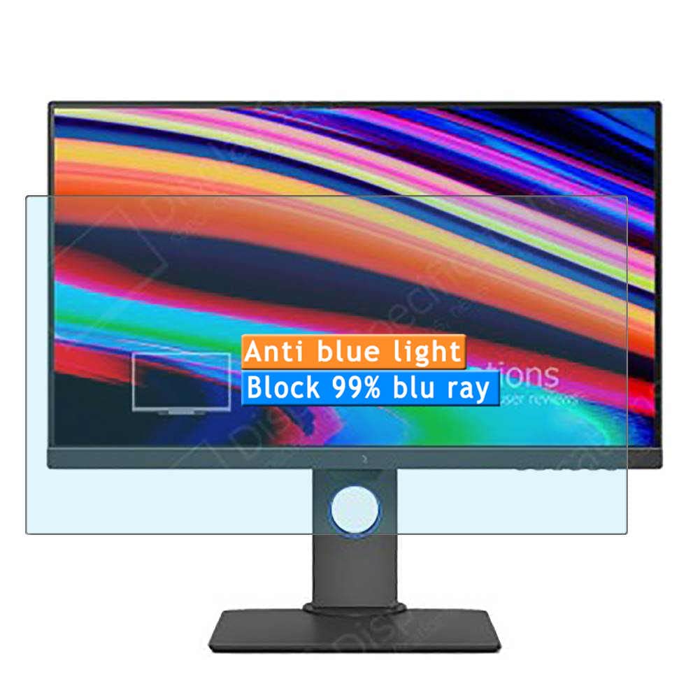 2-Pack Anti Blue Light Screen Protector for BenQ PD2705Q 27