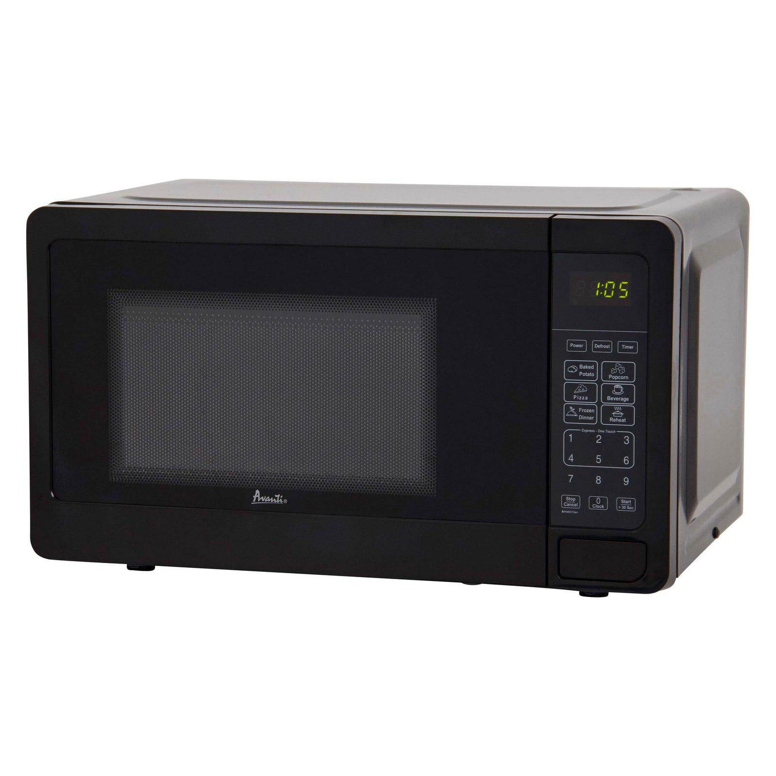 Avanti MT7V1B 0.7 Cu. Ft. Compact Countertop Microwave Oven - Perfect for Small Kitchens, Dorms & Office Spaces