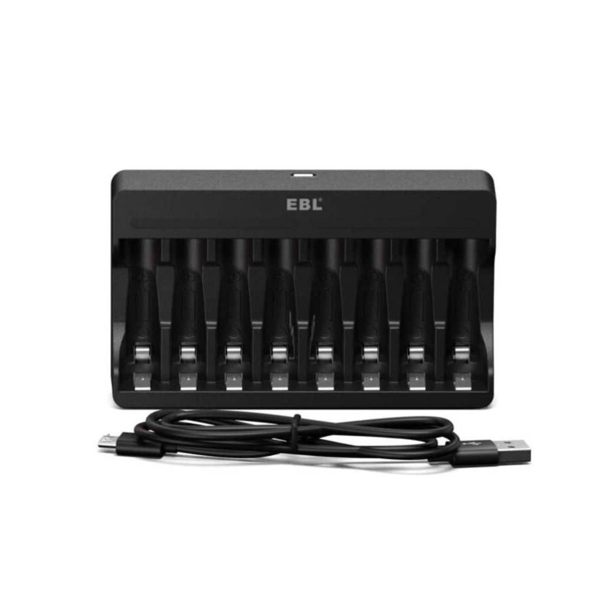 EBL Smart Lithium Battery Charger for 1.5V AA AAA Li-ion Rechargeable Batteries - Fast Charging for Cameras, Toys, Flashlights & More