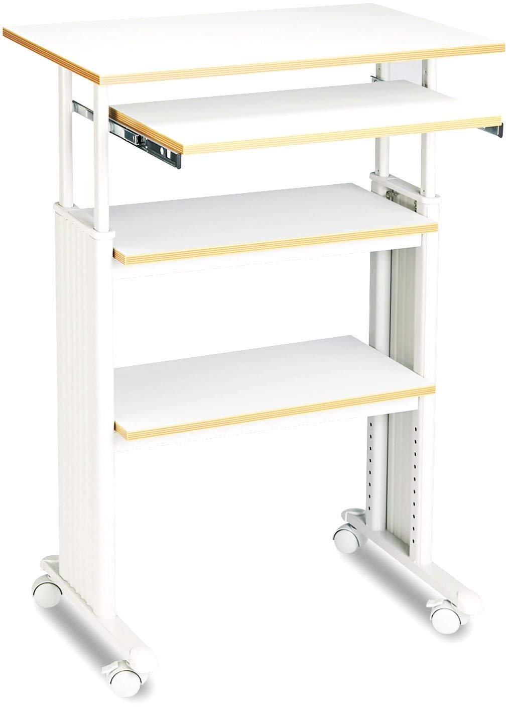 Safco Muv Adjustable-Height Standing Desk - Ergonomic Office Workstation for Home & Office Use - Perfect for Working, Studying, and Gaming