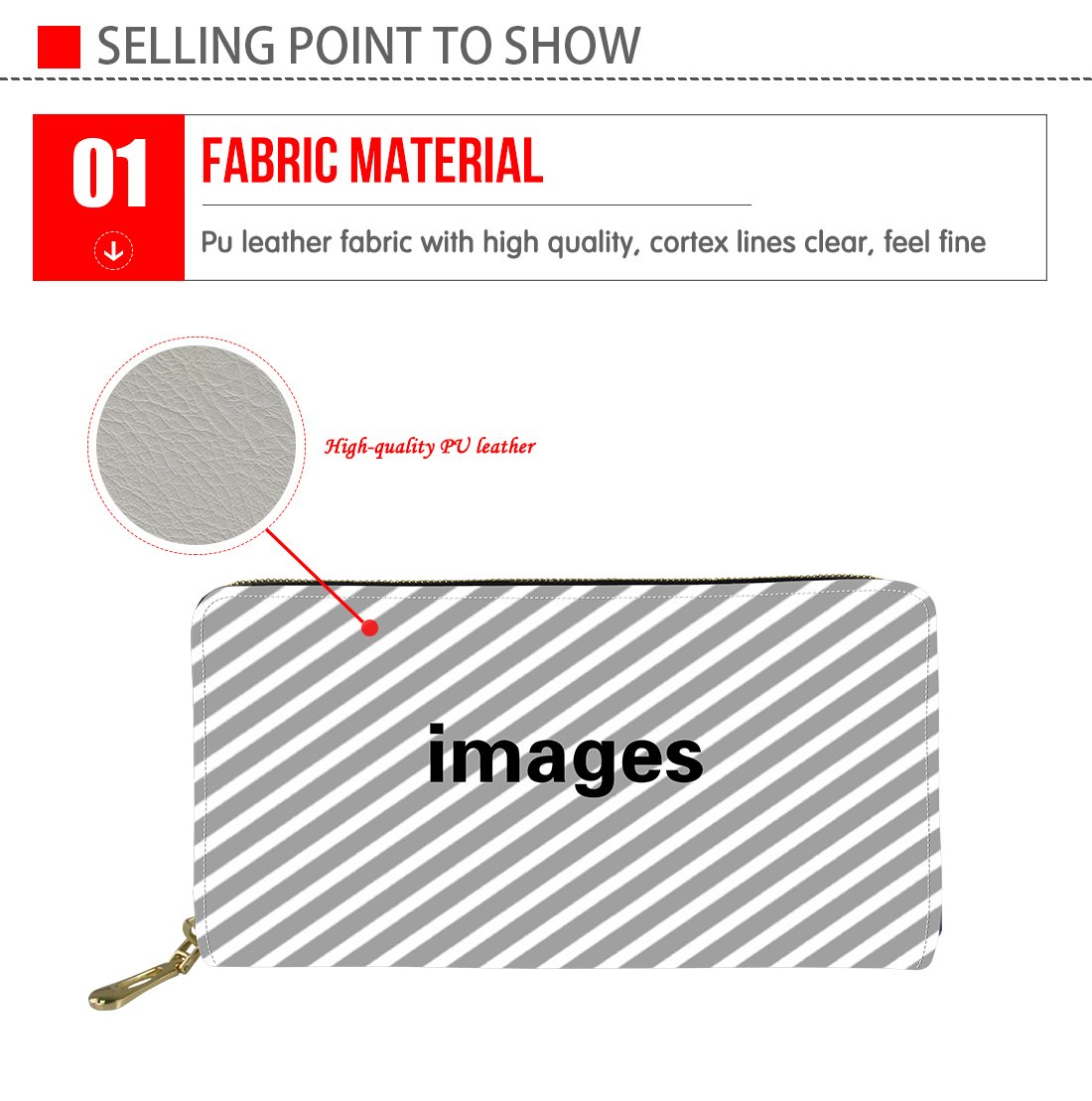 Slim RFID Blocking Leather Wallet for Women - Large Capacity Credit Card Holder with Coin Pocket, Lightweight Zipper Purse Clutch | Perfect for Travel, Shopping & Everyday Use