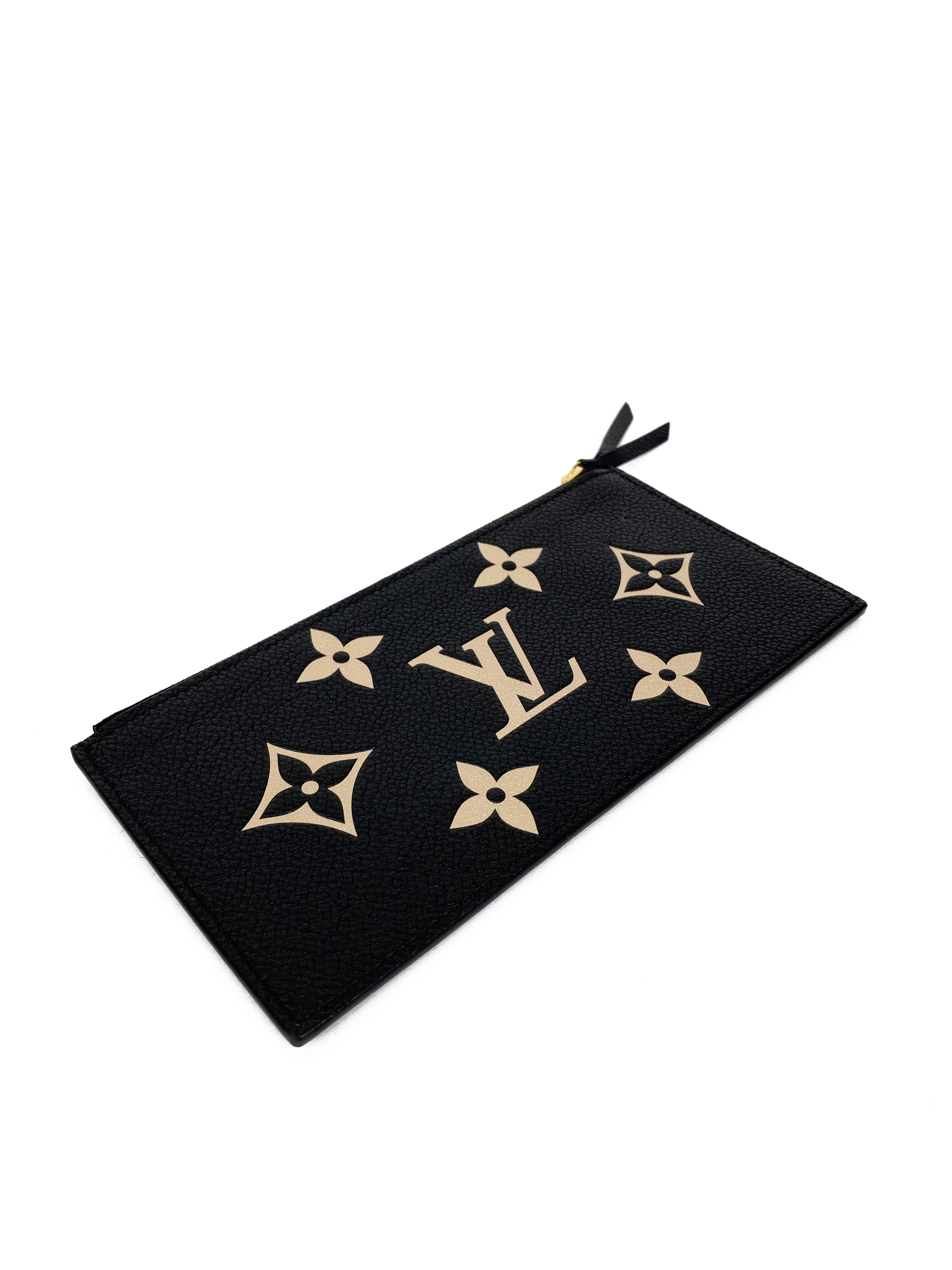 Louis Vuitton Black Felicie Pochette Insert Organizer - Luxury Crossbody Bag with Removable Strap for Women | Perfect for Date Night, Travel & Everyday Use