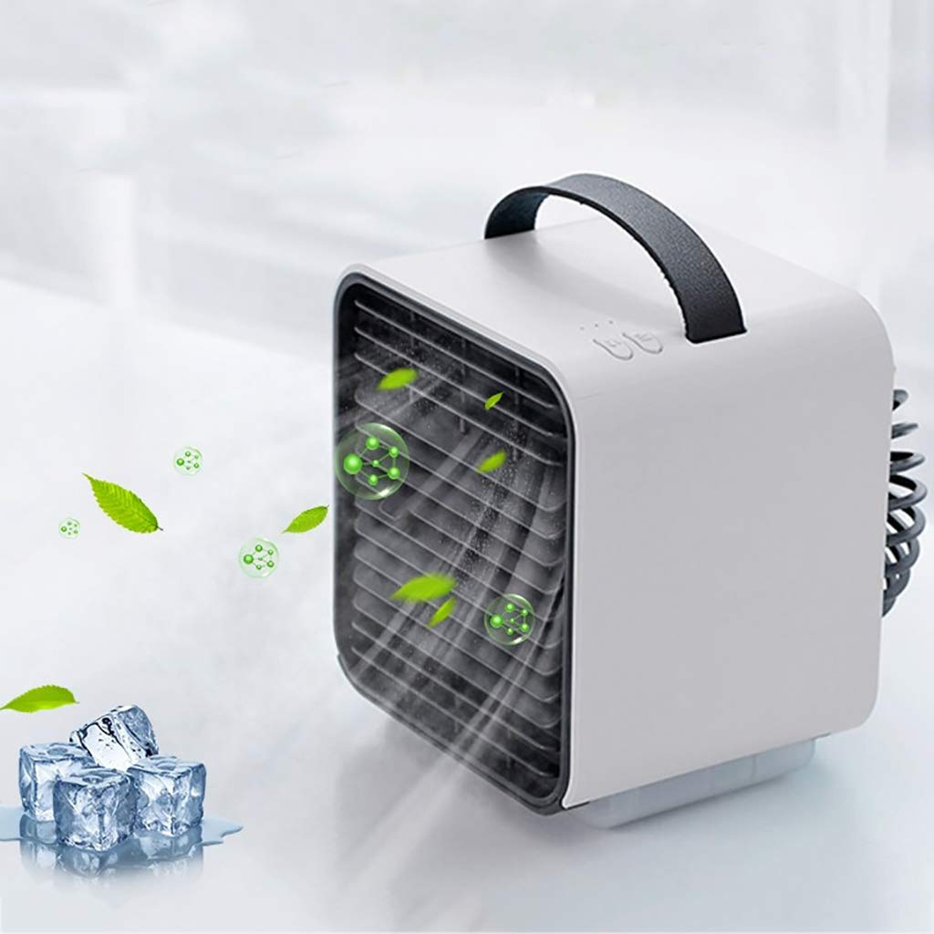 Portable USB Desktop Air Cooler Fan - Adjustable Speed Mini Cooling Fan for Home, Office, Bedroom | Personal Space Cooler for Workstation, Gaming Setup & Nightstand Use