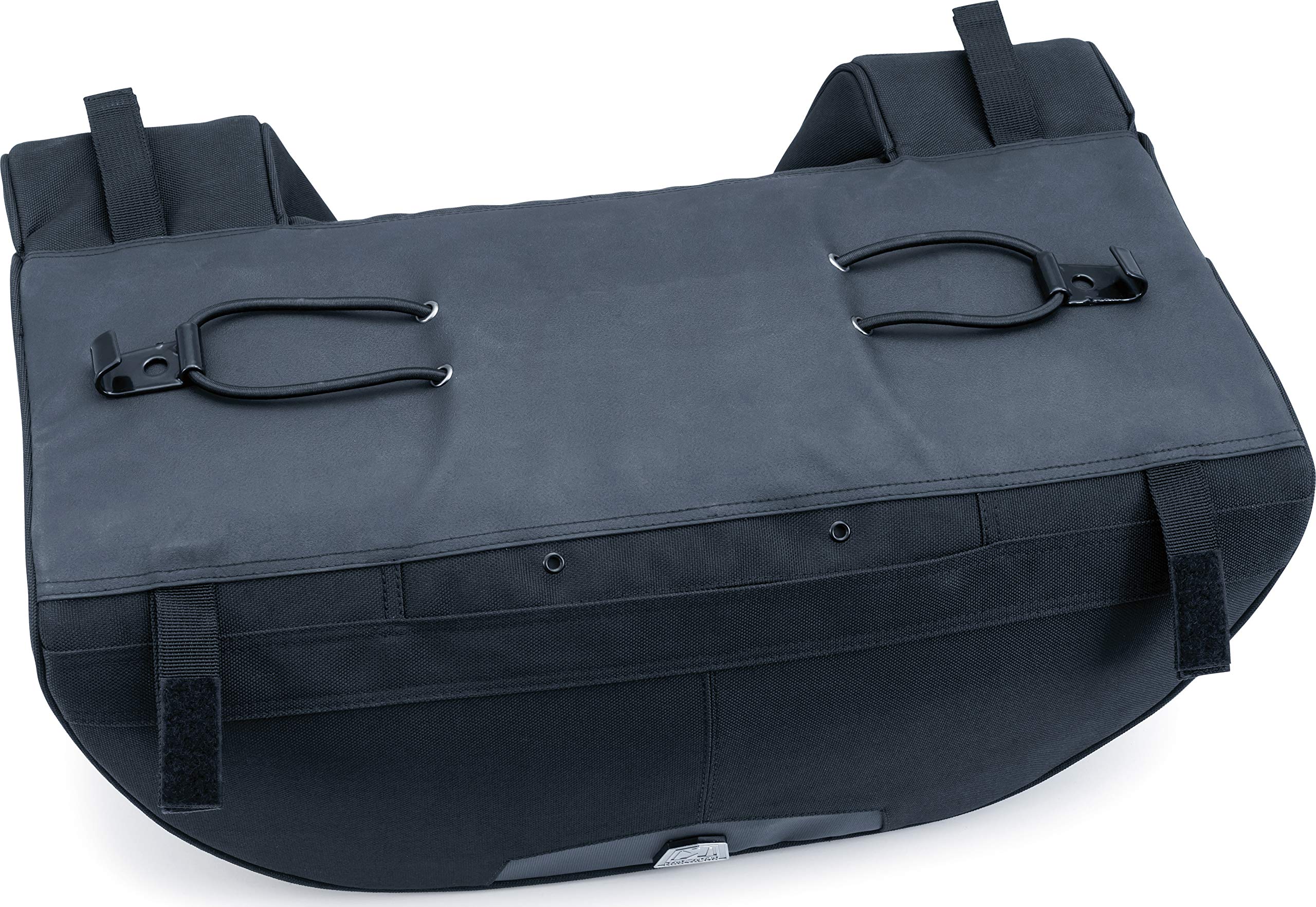 Kuryakyn 5281 Momentum Hitchhiker Motorcycle Travel Luggage - Waterproof Trunk Rack Bag for Harley, Touring & Cruiser Bikes (Black) | Perfect for Long Distance Rides & Road Trips