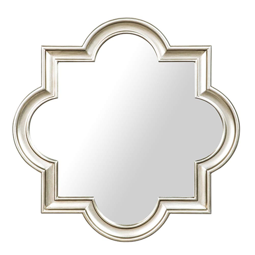 Stylish Modern Wall Mirror - 31 Inch Decorative Framed Bathroom & Makeup Mirror for Bedroom, Living Room, Hallway - Perfect for Vanity, Dressing Area & Home Decor