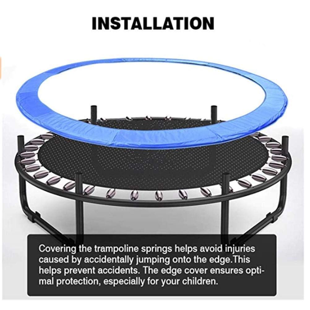 10/12 FT Trampoline Spring Cover - PVC Safety Waterproof Replacement Pad & Protection Accessories for Outdoor Trampolines | Perfect for Backyard Play, Exercise & Family Fun