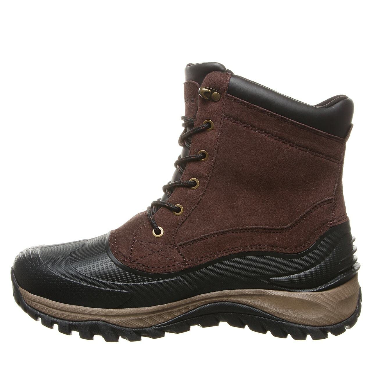 BEARPAW Men's Teton Ankle Hiking Boots - Waterproof Winter Snow Boots for Men with Comfortable Cushioning | Outdoor Activities, Camping & Cold Weather Wear