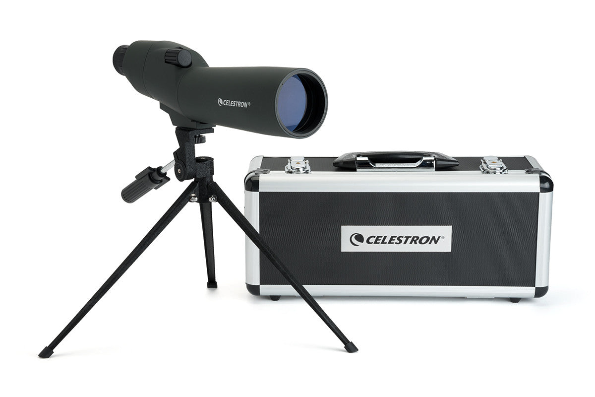 UpClose 20-60x60mm Straight Zoom Spotting Scope - Compact & Powerful for Bird Watching, Hunting, and Outdoor Adventures
