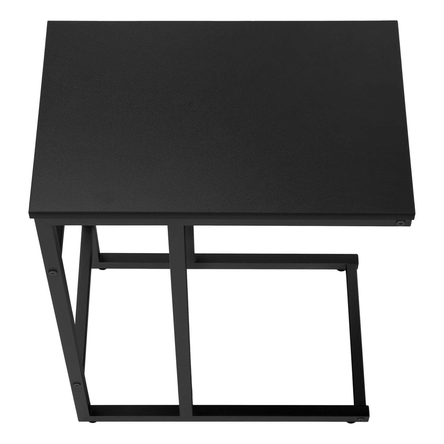 Modern Black Calen Side Table - Stylish Nightstand or End Table for Living Room, Bedroom & Office - Compact & Functional Home Decor