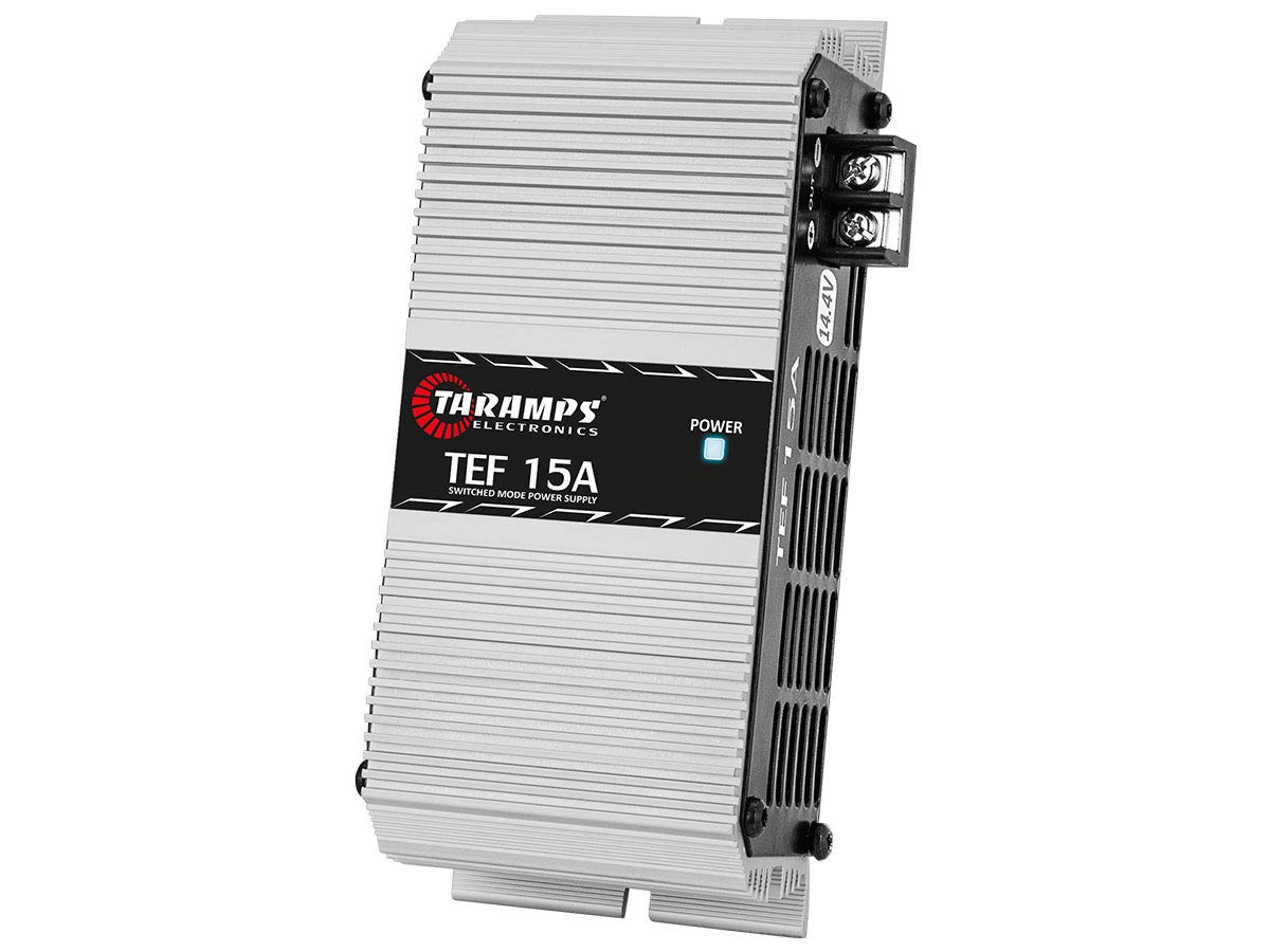 Taramp's TEF15A 15 Amp Power Supply - High Performance 12V DC Power Converter for Car Audio, LED Lights & Electronics | Perfect for Automotive, Marine & DIY Projects