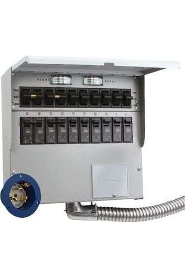 EcoFlow Manual Transfer Switch for 2 Delta Pro Ultras - Reliable Power Backup Solution for Home & RV Emergency Use